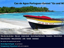 Tablet Screenshot of portugiesischer-wasserhund-online.de